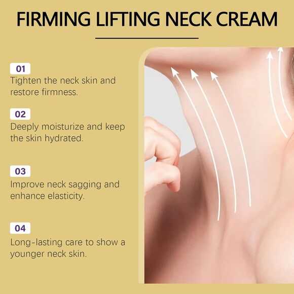 AH-8 Firming Neck Cream Lifting Tightening Anti-Aging Hexapeptide Moisturizer - Picture 3 of 10